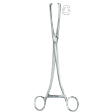 Щипці маточні по мюзо, накінечник 9 мм 24 см/9½”, gy704.24