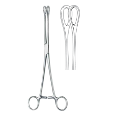 Губчасті щипці foerster, гладкі, прямі, 18см, 7¼"