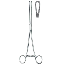 Тампонний затискач ремплі, зубчастий, 24,5 см/9,75 дюйма