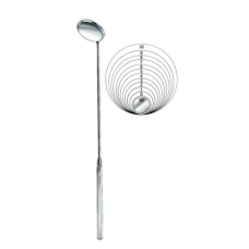 Дзеркало для гортані #5 з ручкою, фронтальна поверхня з родієвим покриттям et782.20