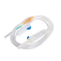 Система для вливання інфузійних розчинів OMTech™, Luer Slip, модель IS-Va з голкою 21G (0.80 мм x 38 мм) - 25 шт