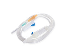 Система для вливання інфузійних розчинів OMTech™, Luer Slip, модель IS-Va з голкою 21G (0.80 мм x 38 мм) - 25 шт