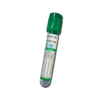 Пробірка 4 мл, вакуумна для забору крові з Heparin Lithium (плазмоліфтинг) 13*75 мм, стерильна з зеленою кришкою - 100 шт.